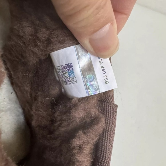 UGG CLASSIC ULTRA MINI PLATFORM BURNT CEDAR SHEARLING BOOTS - Picture 6 of 6